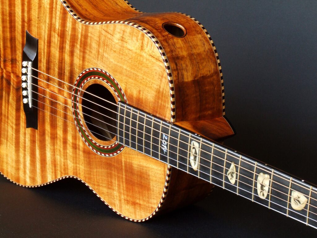 Koa guitar